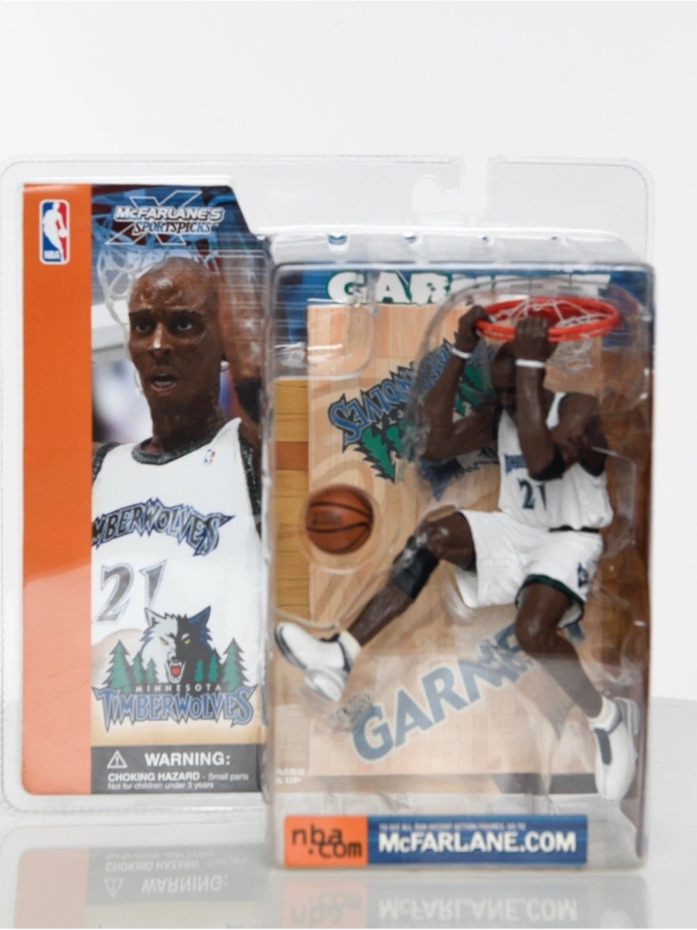 McFarlane NBA Minnesota Timberwolves Kevin Garnett Action Figure - White/Green